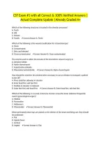 CST Exam &num;1 with all Correct & 100&percnt; Verified Answers &vert;Actual Complete Update &vert;Already Graded A&plus;