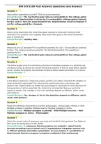 BIO SCI E109 Test Answers Questions and Answers