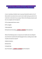 NSG 552 Exam 1 Newest 2026&sol;2027 Questions and &NewLine;Correct Detailed Answers Already Graded A&plus;