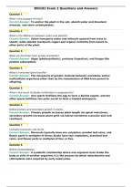 BIO182 Exam 3 Questions and Answers