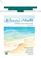 Test Bank For Women&rsquo;s Health&colon; A Primary Care Clinical Guide 5th Edition &vert; Diane Marie Schadewald&comma; Ursula A&period; Pritham&comma; Ellis Quinn Youngkin&comma; Marcia Szmania Davis & Catherine Juve &vert; ISBN 9780135659663 &vert; Complete