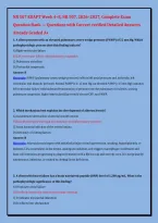 NR 507 EDAPT Week 4&ndash;8&comma; NR 507&comma; 2026&ndash;2027&comma; Complete Exam &NewLine;Question Bank &mdash; Questions with Correct verified Detailed Answers &NewLine;Already Graded A&plus;