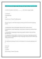 REHS Environmental Engineering&comma; Planning&comma; and Impact Analysis Exam Pack Q&A