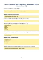 A&P 2 Straighterline Study Guide Content Questions with Correct&NewLine;Answers &lpar;Grade A&plus;&rpar;
