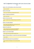 A&P 2 Straighterline Test Questions with Correct Answers &lpar;Grade&NewLine;A&plus;&rpar;