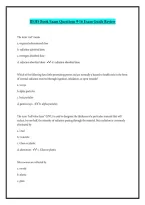 REHS Book Exam Questions 9-16 Exam Guide Review