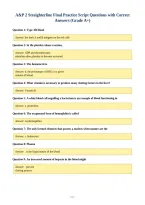 A&P 2 Straighterline Final Practice Script Questions with Correct&NewLine;Answers &lpar;Grade A&plus;&rpar;
