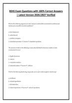 REHS Exam Questions with 100&percnt; Correct Answers - Latest Version 2026-2027 Verified