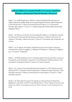 California REHS & Environmental Health Core Concepts - Regulations&comma; Pathogens&comma; and Inspection Protocols Questions And Answers