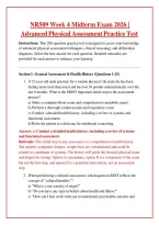 NR509 Week 4 Midterm Exam 2026 PDF &ndash; Advanced Physical Assessment Practice Test with Verified Answers & Rationales &vert; Instant Download