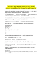 CSM 3363 Exam 1 with all Correct & 100&percnt; Verified Answers &vert;Actual Complete Update &vert;Already Graded A&plus;