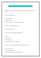 REHS Questions And Answers - 100&percnt; Correct Review