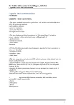 Test Bank for Ethics and Law in Dental Hygiene 3rd Edition by Phyllis L&period; Beemsterboer