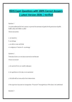 REHS  Exams &comma; Questions with correct answers all linked to REHS&comma; All in one bundle&sol;package deal solution &lpar;2026&sol;2027 updated&rpar;