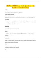 IICRC AMRT Study Guide Questions with&NewLine;Verified Correct Answers