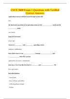 CSCE 3600 Exam 1 Questions with Verified&NewLine;Correct Answers