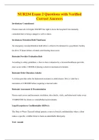 NUR234 Exam 2 Questions with Verified&NewLine;Correct Answers
