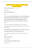 NUR234 Exam 3 Questions with Verified&NewLine;Correct Answers