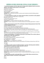 AMERICAN RED CROSS BLS FINAL EXAM VERSION 1