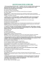 AOCNP EXAM STUDY GUIDE 2026