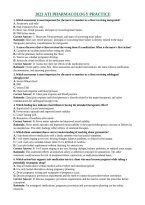 2023 ATI PHARMACOLOGY PRACTICE EXAM Questions with Correct Answers &&NewLine;Detailed Rationales