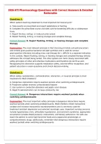 ATI Pharmacology Bundle 2026-2027 &vert; Nursing Pharmacology Questions&comma; Answers & Rationales &vert; Complete Study Guide