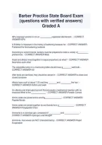 Barber Practice State Board Exam