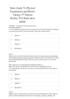 Bates Guide To Physical &NewLine;Examination and History &NewLine;Taking 13th Edition &NewLine;Bickley Test Bank latest &NewLine;update