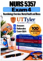 NURS 5357 Neurobiology&colon; Mental Health & Illness Exams 1&ndash;4 Complete Bundle &lpar;2026&sol;2027&rpar; Q&A &vert; UT Tyler A&plus; Guarantee