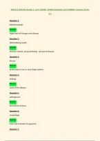 NUR 612 &lpar;PATHO&rpar; Module 1&comma; unit 1 &lpar;INTRO&lowbar;FEVERS&rpar; Questions with CORRECT Answers &lpar;Grade&NewLine;A&plus;&rpar;