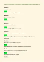 NUR 612 &lpar;PATHO&rpar; MODULE 2 VC 2 &lpar;IMMUNITY &num;2&rpar; Questions with CORRECT Answers &lpar;Grade A&plus;&rpar;