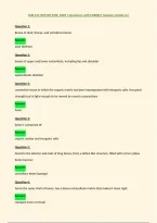 NUR 612 &lpar;PATHO&rpar; MSK&comma; PART 1 Questions with CORRECT Answers &lpar;Grade A&plus;&rpar;