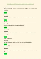 NUR 612 &lpar;PATHO&rpar; Neuro&comma; VC &num;3 Questions with CORRECT Answers &lpar;Grade A&plus;&rpar;