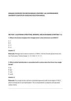 ORGANIC CHEMISTRY 9TH EDITION BRUICE CHAPTERS 1-28&colon; COMPREHENSIVE&NewLine;UNIVERSITY EXAM STUDY GUIDE AND SOLUTION MANUAL&NewLine;