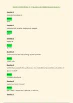 NUR 612 &lpar;PATHO&rpar; RENAL&comma; VC &num;3 Questions with CORRECT Answers &lpar;Grade A&plus;&rpar;