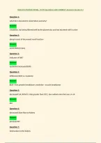 NUR 612 &lpar;PATHO&rpar; RENAL&comma; VC &num;5 Questions with CORRECT Answers &lpar;Grade A&plus;&rpar;