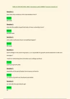 NUR 612 &lpar;PATHO&rpar; MSK&comma; PART 2 Questions with CORRECT Answers &lpar;Grade A&plus;&rpar;