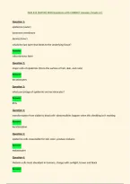 Full Package-&semi;&semi;NUR 612 &lpar;PATHO&rpar; Exams with CORRECT Answers &lpar;New Update&rpar;