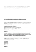 NR 546 ADVANCED PSYCHOPHARMACOLOGY FOR THE PMHNP WEEK 4 MIDTERM&NewLine;EXAM QUESTIONS AND ANSWERS &vert; 100&percnt; PASS GUARANTEED &vert; GRADED A&plus;&NewLine;