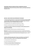 NR 509 WEEK 4 MIDTERM ADVANCED PHYSICAL ASSESSMENT 2025&sol;2026&NewLine;EXAMINATIONS Chamberlain University &vert; Master of Science in Nursing &vert; Family Nurse&NewLine;Practitioner Track