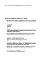 MODULE 7&colon; NURSING FUNDAMENTALS COMPREHENSIVE EXAMINATION