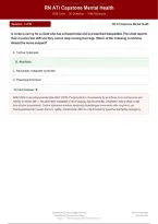 RN ATI Capstone Mental Health &vert; 2026 Actual Exam 50 Questions And Answers
