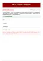 RN ATI Capstone Fundamentals 2026 Proctored Exam 50 Questions And Answers