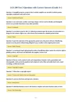 LGS 200 Test 3 Questions with Correct Answers &lpar;Grade A&plus;&rpar;