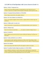 LGS 200 Test 4 Final Questions with Correct Answers &lpar;Grade A&plus;&rpar;