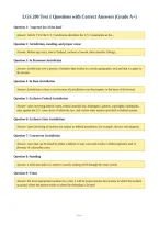 BUNDLE-&semi;&semi;LGS 200 EXAMS WITH CORRECT ANSWERS 
