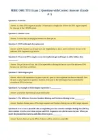 MBIO 3401 TTU Exam 2 Questions with Correct Answers &lpar;Grade&NewLine;A&plus;&rpar;