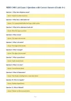 MBIO 3401 Lab Exam 1 Questions with Correct Answers &lpar;Grade A&plus;&rpar;