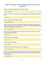 MGMT 254 Chapter 21 Review Questions with Correct Answers&NewLine;&lpar;Grade A&plus;