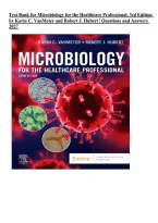 Test Bank for Microbiology for the Healthcare Professional&comma; 3rd Edition by Karin C&period; VanMeter & Robert J&period; Hubert &vert; Questions & Answers 2027